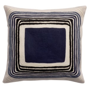 Cuscino ricamato Cassie Marine 45 X 45