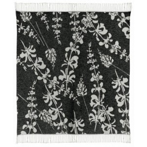 Plaid riciclato Gini Carbone 127 X 160