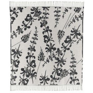 Plaid riciclato Gini Carbone 127 X 160