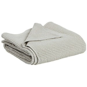 Plaid riciclato Maia Tourterelle 140 X 200