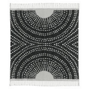 Plaid riciclato Taina Carbone 127 X 160