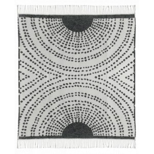 Plaid riciclato Taina Carbone 127 X 160