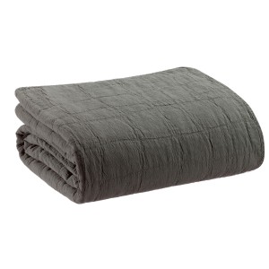 Plaid riciclato Titou Acier 260 X 260