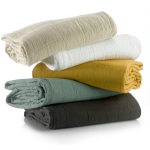Plaid riciclato Titou Acier 260 X 260