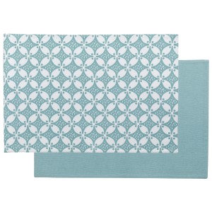 Set da tavola rivestito riciclato Fatou Corail 33 X 48