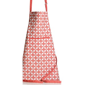 Grembiule da cucina rivestito riciclato Fatou Corail 72 X 85