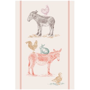 Strofinaccio Ferme Écru 48 X 72