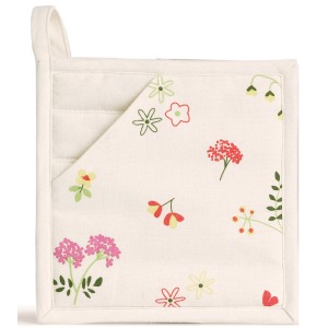 Guanto da forno 2 in 1 riciclato Gardenia Écru 20 X 20