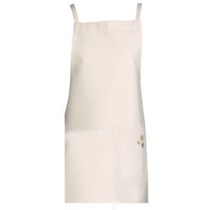 Grembiule da cucina riciclato Gardenia Écru 110 X 80