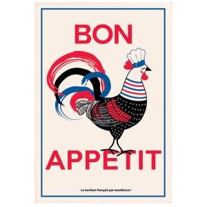 Strofinaccio Bon appétit Écru 48 X 72
