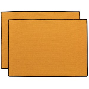 Set di 2 tovagliette riciclate Laora Naturel 33 X 45