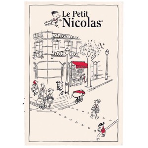Strofinaccio Le Petit Nicolas en ville Écru 48 X 72