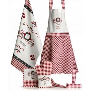 Grembiule da cucina Nippa Écru 69 X 72