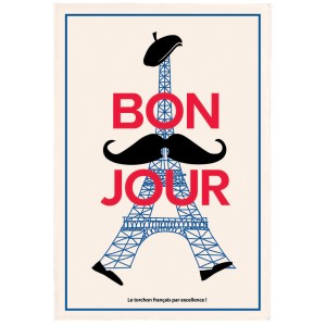 Strofinaccio Bonjour Écru 48 X 72