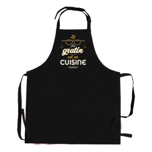 Grembiule da cucina riciclato con tasca Peps Le gratin Rose 90