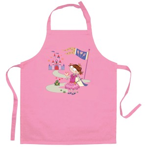 Grembiule da cucina per bambini riciclato Princesse et