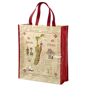 Borsa shopping Route des vins Ficelle 40 X 35 X 14