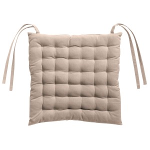 Cuscino per sedia riciclato 36 punti Zea Naturel 38 X 38 X 3