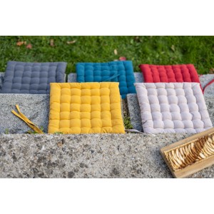 Cuscino per sedia riciclato 36 punti Zea Vert 38 X 38 X 3