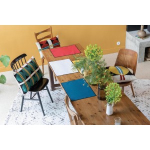 Set di 2 tovagliette riciclate Laora Naturel 33 X 45