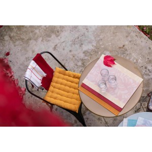 Cuscino per sedia riciclato 36 punti Zea Vert 38 X 38 X 3