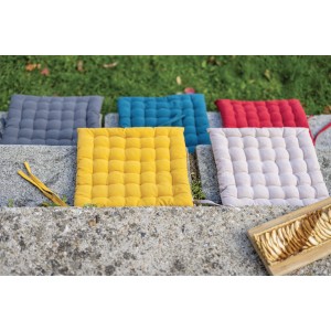 Cuscino per sedia riciclato 36 punti Zea Vert 38 X 38 X 3