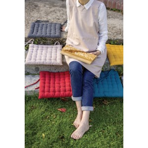 Cuscino per sedia riciclato 36 punti Zea Vert 38 X 38 X 3