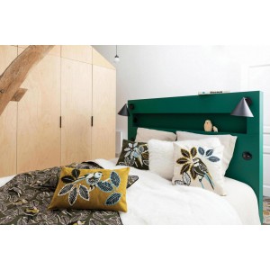 Maxi plaid riciclato Nolan Caviar 180 X 220