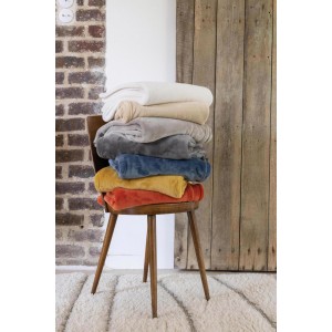 Plaid riciclato Theo Perle 130 X 160