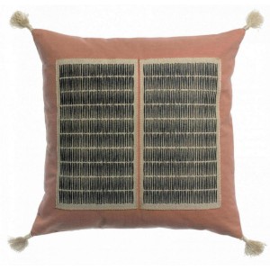 Cuscino ricamato Yael Prusse 45 X 45