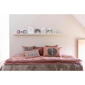 Cuscino ricamato Yael Prusse 45 X 45
