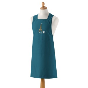 Grembiule da cucina giapponese riciclato Tour Eiffel Paon 125 X