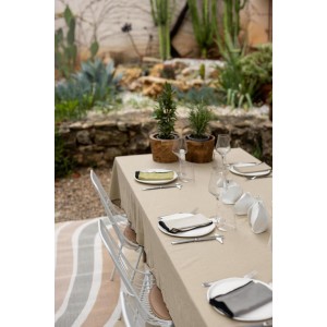 Tovagliolo riciclato Grace Caramel 40 X 40
