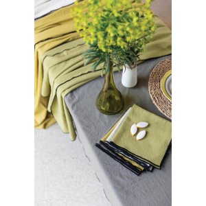 Tovaglia riciclata Grace Caramel 140 X 250