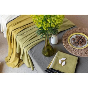 Tovaglia riciclata Grace Caramel 140 X 250