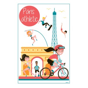 Strofinaccio Paris Athletic Blanc 48 X 72