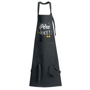 Grembiule da cucina riciclato Père-fect Noir 72 X 90