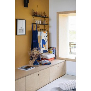Grembiule da cucina Titouan Bleu 72 X 85