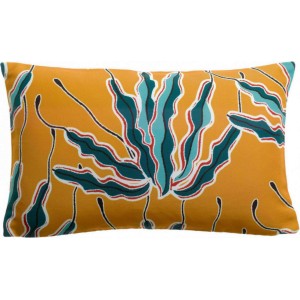 Cuscino tinta unita outdoor Alga Indigo 40 X 65