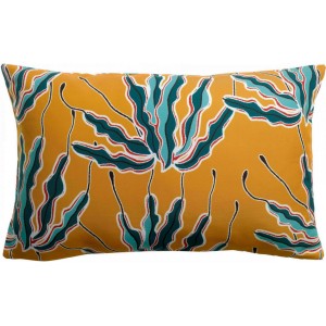 Cuscino tinta unita outdoor Alga Indigo 40 X 65