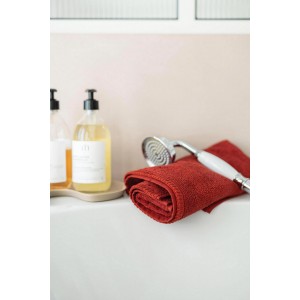 Asciugamano da bagno Bora Terracotta 90 X 150