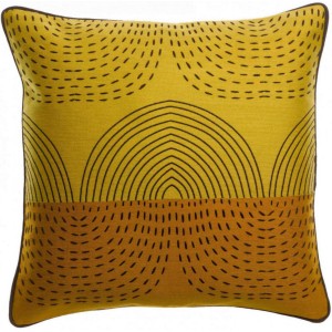 Cuscino ricamato Etna Sienne 30 X 50
