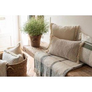 Plaid jacquard Jane Multico sienne 130 X 160
