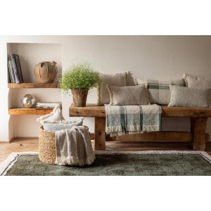 Plaid mélange Jane Sienne 130 X 160