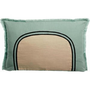 Cuscino bicolore Laly Bicolore Opaline 40 X 65