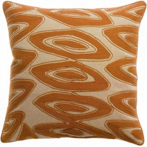 Cuscino ricamato Leya Neige 40 X 65