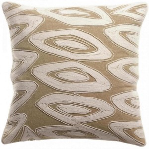 Cuscino ricamato Leya Neige 40 X 65