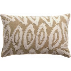 Cuscino ricamato Leya Neige 40 X 65
