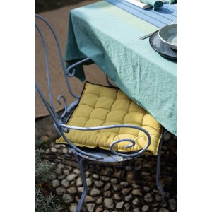 Cuscino per sedia riciclato Grace Vert jardin 40 X 40 X 3