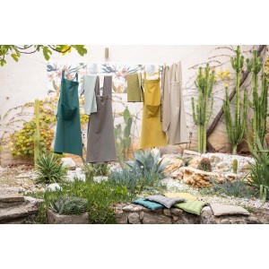 Cuscino per sedia riciclato Grace Vert jardin 40 X 40 X 3